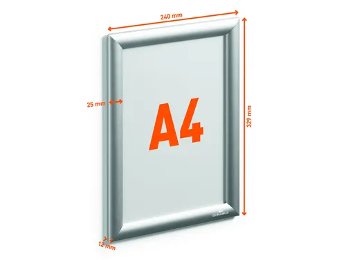 Durable 4796 Kliklijst A4 Aluminium