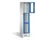 lockerkast 1850x420x500mm 1x3 vakken Cilinderslot Poten, RAL5010