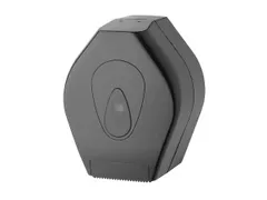 PlastiQline jumboroldispenser mini kunststof zwart wandmontage