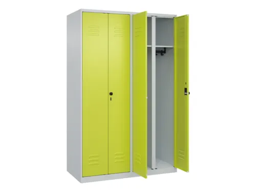 locker voor scheiding van kleding,HxBxD 1850x1200x500mm,4vak