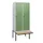 locker met bank,HxBxD 1950x800x815mm,2vak,vak B 400mm,draaigrendel