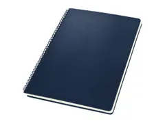 Notitieboek Conceptum A5 Midnight blue spiraal lijn HC 160pag 80gr