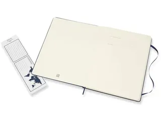 Notitieboek Moleskine XL 190x250mm blanco hard cover sapphire blue - 6