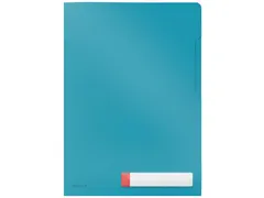 Cosy L-map, ft A4, PP 0.20mm ondoorzichtig blauw