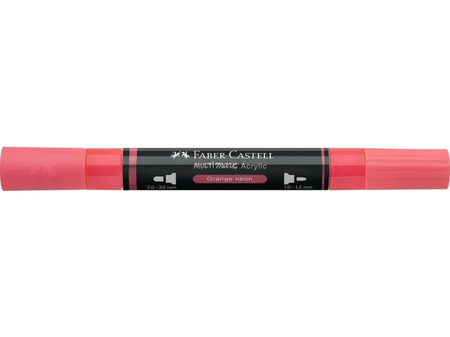 Acrylmarker Faber-Castell Multimark 255 orange neon