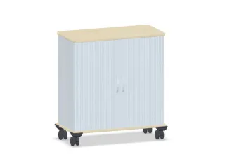 jaloeziedeurkast,HxBxD 878x800x400mm,1xhouten vloer,decor romp esdoorn - 2
