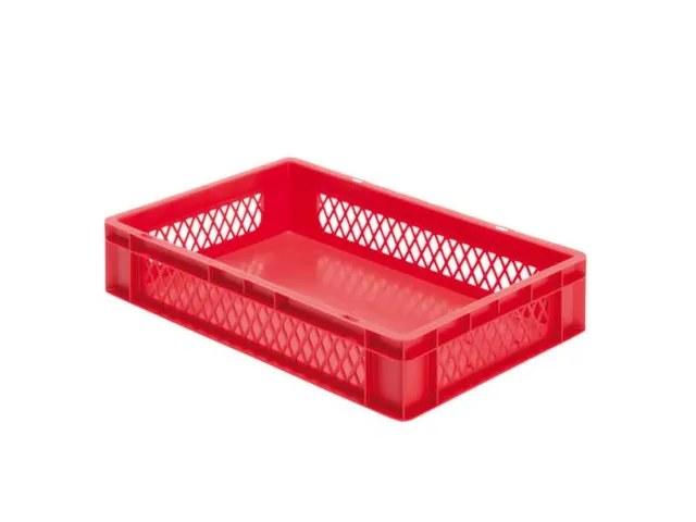 Euronorm-Stapelbak 22l H X L X B 120x600x400mm Rood