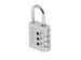Hangslot MasterLock combi aluminium 30mm