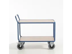 tafelwagen,draagverm. 500kg,2etage(s),laadvl. LxB 1000x700mm,houtetage