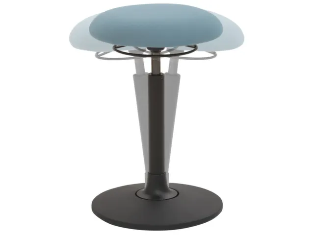 tabouret oscillant,assise H 580-830mm,effet oscillatoire,chaise ronde