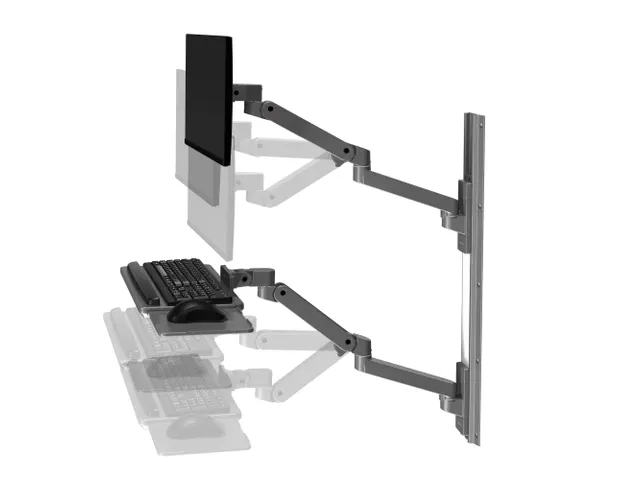 Ergotron LX Series 45-696-293 Pro Monitorarm Muur 34 Inch Grijs Toetse