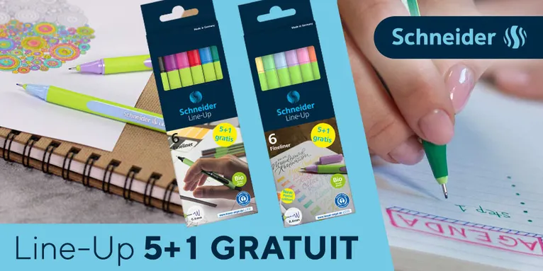 Feutres Schneider Line-Up 5+1 GRATUIT 