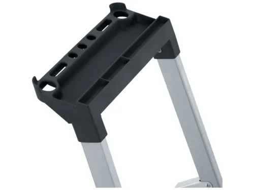 Trap,aluminium,treden diepte 8cm,platformhoogte 1,03m,enkelzijdig