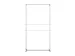 FlexFrame Modulair systeem beurswand 120x230cm Zilver frame