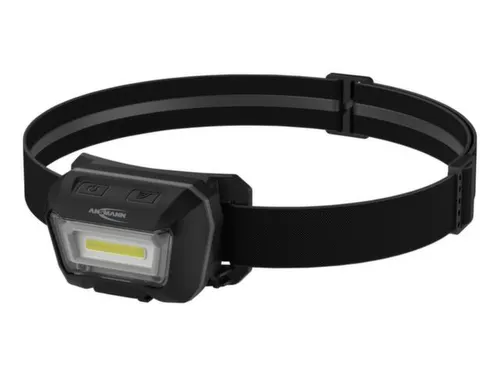 hoofdlamp,behuizing kunststof,COB-led,100-300lumen,reikwijdte 12-21m