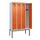 locker,HxBxD 2120x1200x500mm,4vak,vak B 300mm,cil.-slot,voetonderstel