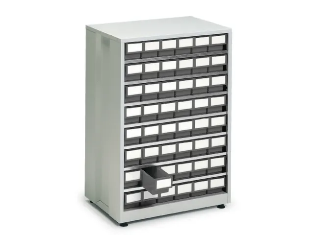 Bakkenunit Hxbxd 870X605X410Mm 48Laden Grijs Behuizing Ral7035