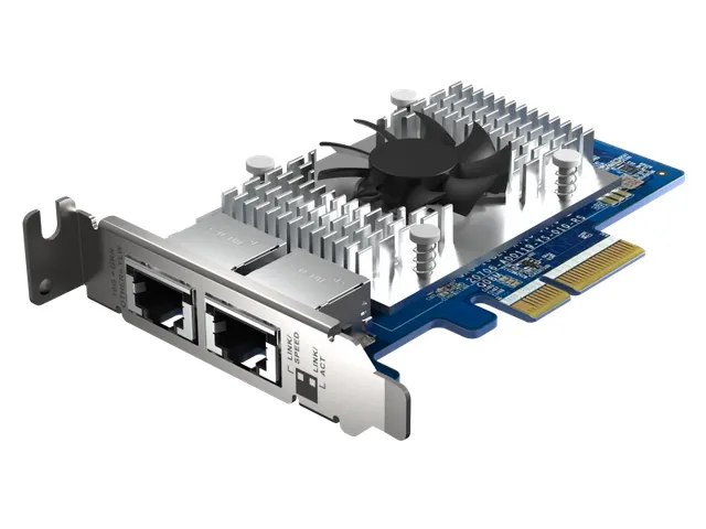 QNAP QXG-10G2T-X710, Intern, Bedraad, PCI Express, Ethernet, 1000 Mbit