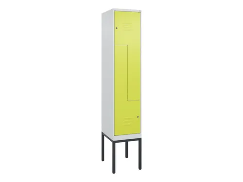 Z-garderobekast,HxBxD 2120x400x500mm,vak B 200/400mm,cil.-slot