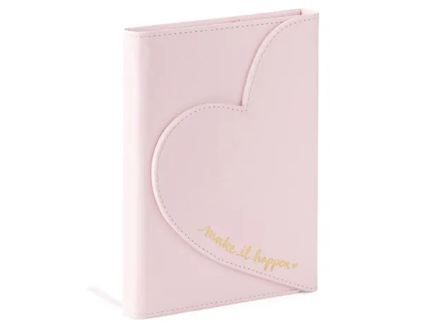 Notitieboek Èccolo DL Heart envelop light pink lijn ca. 13x18cm 80gr.
