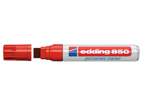 Viltstift edding 850 blok 5-16mm rood