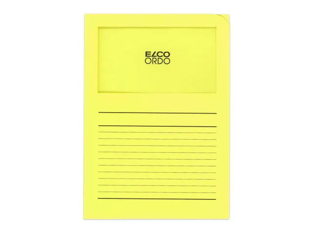 Map Elco Ordo Classico mvenst A4 120gr 220x310mm geel 100st verp100220