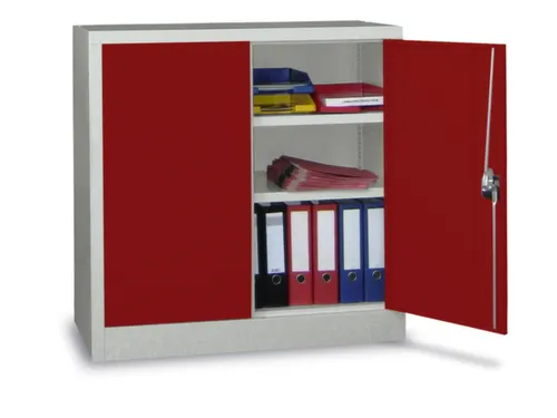 grootvolumekast met openslaande deuren,RAL7035,front RAL3000