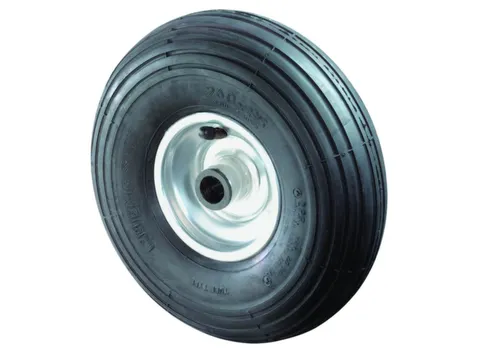 wiel,draagverm. 130kg,lucht m. groefprofiel,ØxB 260x85mm,naaf L 75mm