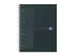 Cahier à spirale Oxford International Notebook A4+ carreau 5x5mm noir
