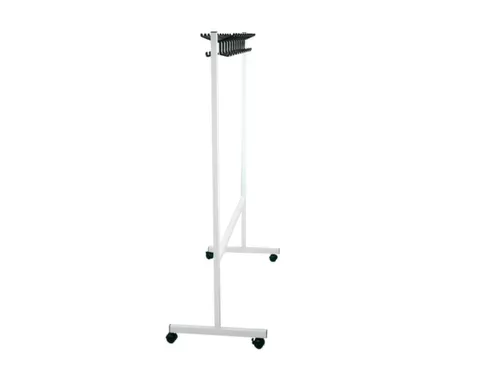 garderoberek,verrijdbaar,HxLxB 1700x550x1400mm,22haak,Staal/kunststof