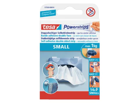 Dubbelzijdige powerstrip Tesa small 1kg