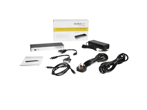 Dual-Monitor Usb-C Docking Station Met Mst 5X Usb 3.0 Poorten