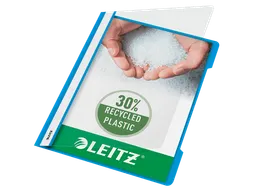 Snelhechter Leitz 4191 standaard A4 lichtblauw 30% gerecycled plastic