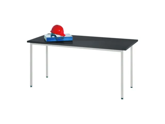 bureau pour atelier HxlxP 720x1700x800mm RAL7035 face avant RAL7016