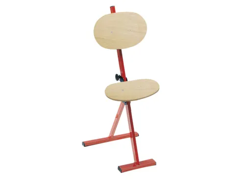Stahulp H 550-900mm Zithoogteverstelling Zitting Onderstel Beuken/Rood