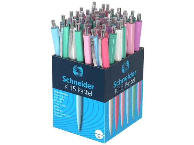 Balpen Schneider K15 M pastel assorti