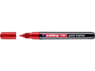 Paintmarker edding 791 op alcoholbasis 1-2mm rood - 2