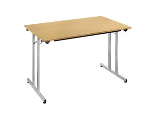 Klaptafel Vrijstaand 120x70 Cm Onderstel Aluminium Blad Beuken - 1