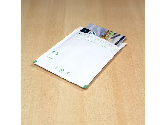 Luchtkussenenvelop Raadhuis 220x265mm E15 wit plakstrip krimp a 5 stuk