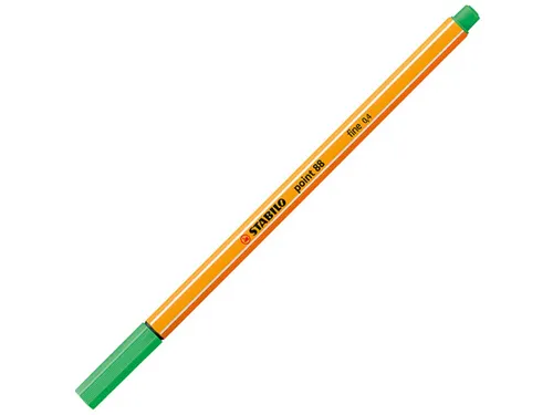 Fineliner STABILO point 88/16 fijn licht smaragdgroen