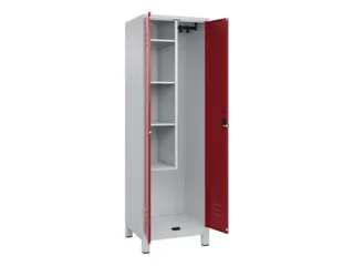 schoonmaakkast,HxBxD 1950x600x500mm,links 4vakken - 2