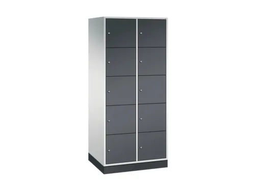 grootvolume-lockersysteem,RAL 7035/RAL 7021,HxBxD 1950x820x600mm