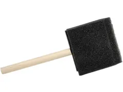 Foambrush Conda 2.5 60 mm 12 stuks hout