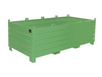 Systeem-Stapelcontainer Groen 850x2400x1200mm 2250kg Inhoud 2m³