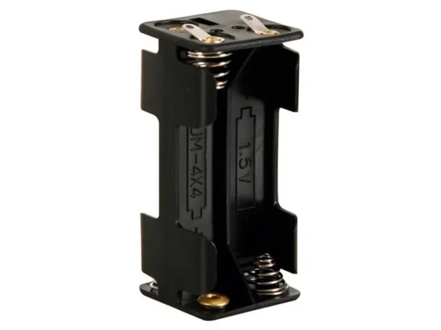 Batterijhouder Voor 4 x AAA-CEL (Met Soldeerlippen)