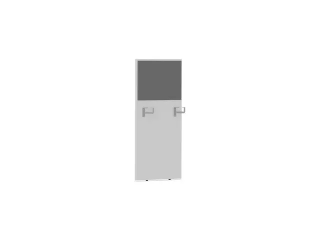 cache de banque d'accueil p. table de bureau Bl-blanc BN8078-gris