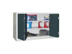 Ruime Vouwdeurkast 1000x1500x600mm 2legborden Ral7035 Front Ral7016