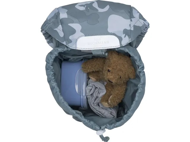 Schooltas Beckmann Classic mini 12L Dinosaur grijs