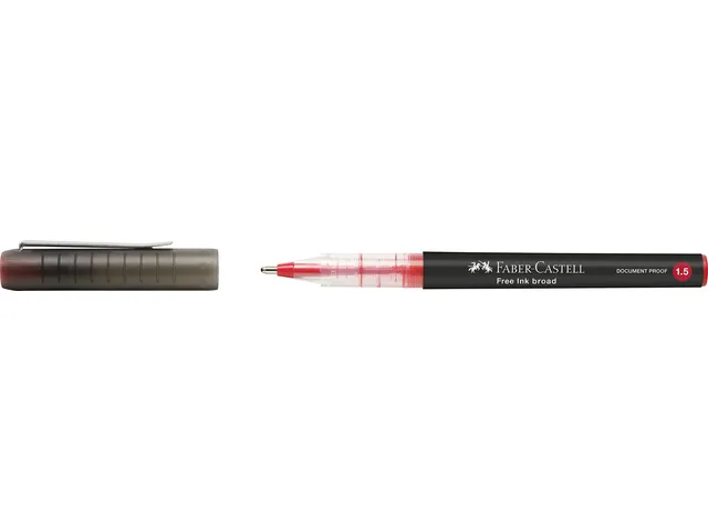 Inktroller Faber-Castell 1.5mm rood