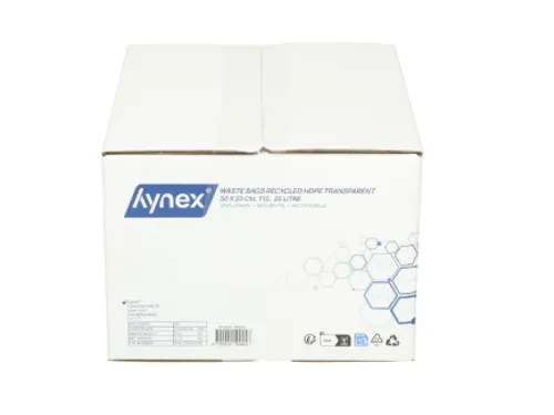 Hynex Afvalzak HDPE Gerecycled T15 25 Liter Transparant 50x55cm 50s